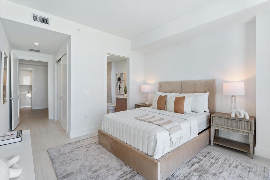 Furnished interior view inside a new home in , Fort Lauderdale (Image 18). Furnished interior view inside a new home in , Fort Lauderdale (Image 18).