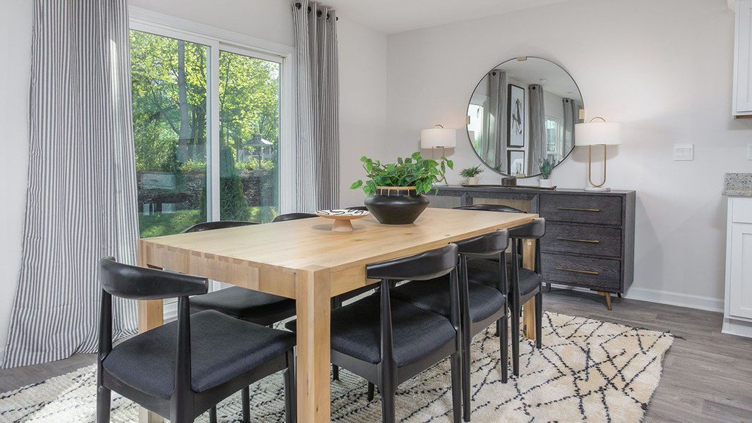 Furnished interior view inside a new home in Chandler Pointe, Rural Hall (Image 9).