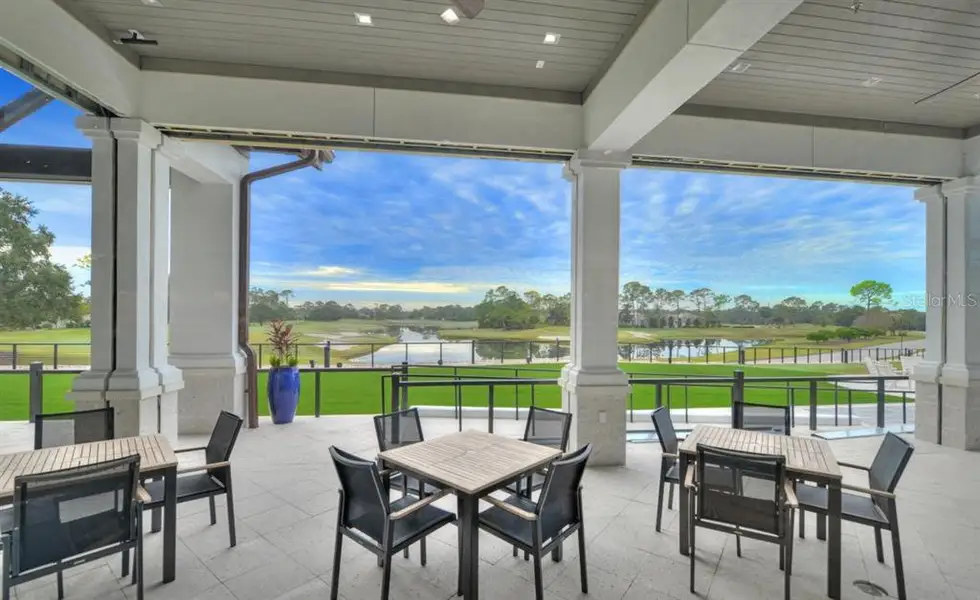 Exterior details and patio area of a home in Plantation Bay, Ormond Beach (Image 2). Exterior details and patio area of a home in Plantation Bay, Ormond Beach (Image 2).