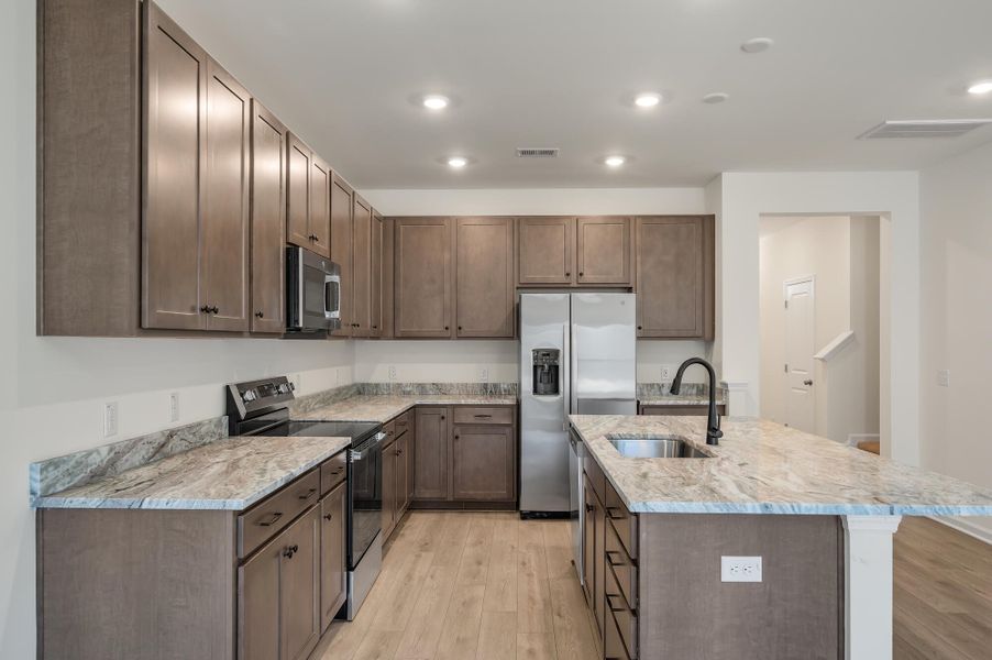 Furnished interior view inside a new home in The Landings at Montague, Goose Creek (Image 9).