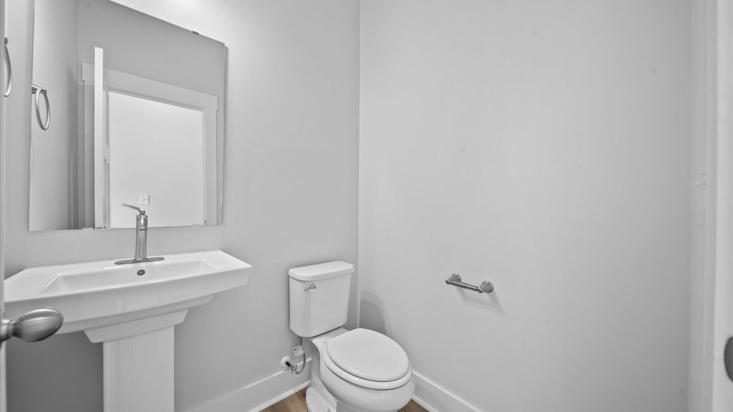 Representative furnished interior of a home built from the Wakefield - Finished Basement by DRB Homes in Pinebrook, Woodruff (Image 23).
