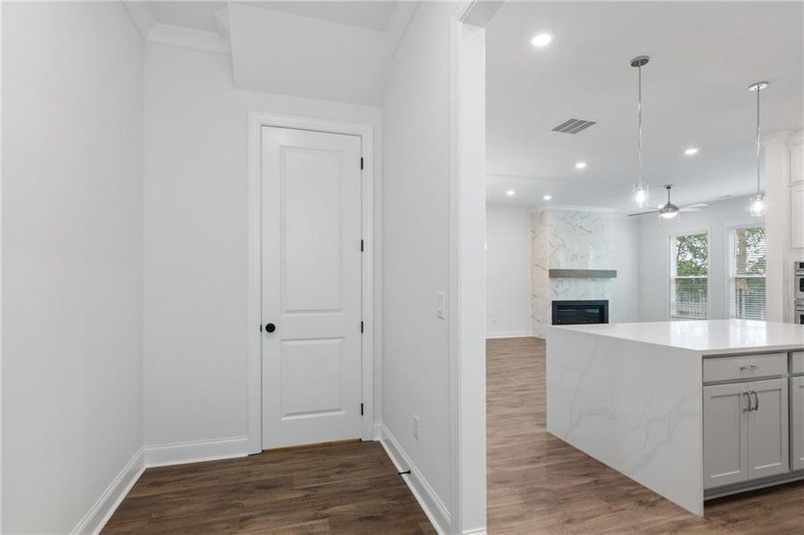 Spacious, unfurnished interior of a new home in Palisades Single Family, Cumming (Image 21). Spacious, unfurnished interior of a new home in Palisades Single Family, Cumming (Image 21).