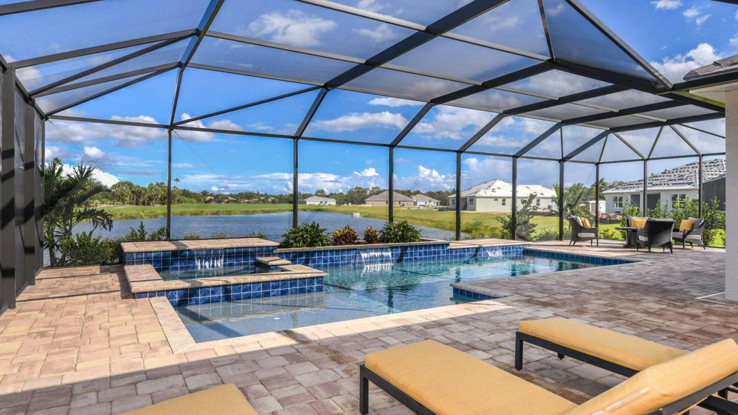 Representative exterior details of a home built from the Captiva by Neal Communities in Grand Palm Real Estate and Homes for Sale in Venice, FL - Neal Communities, Venice (Image 18).