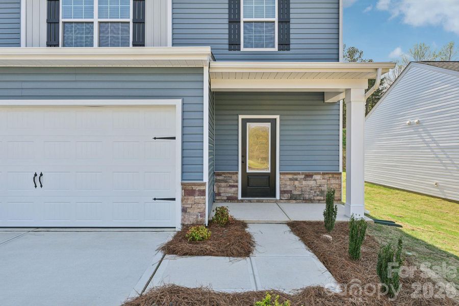 Exterior details and patio area of a home in Willow Estates, Shelby (Image 3).
