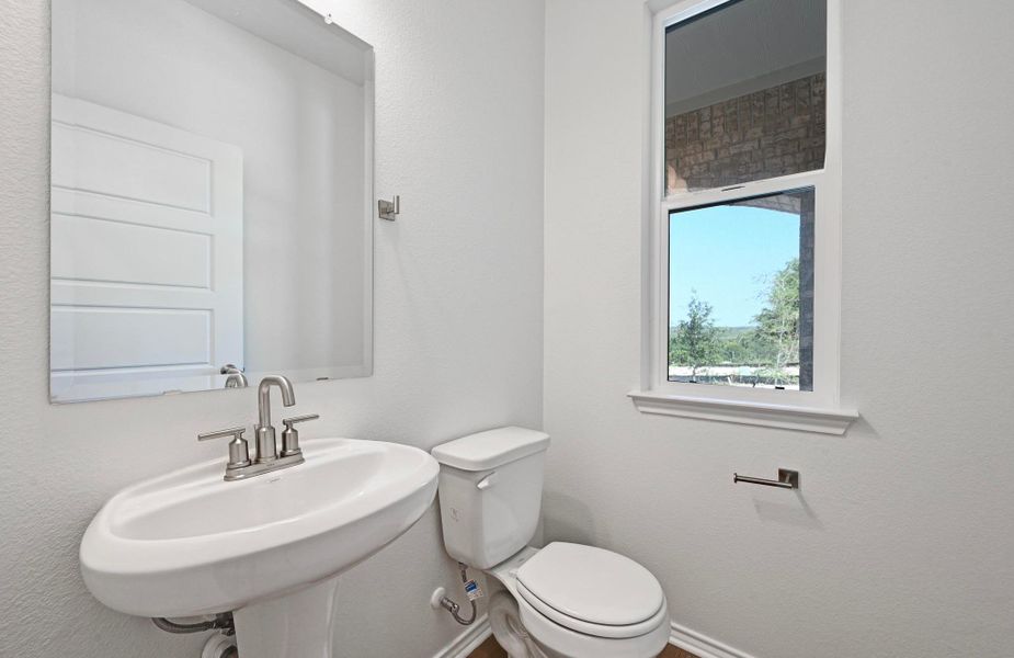 Furnished interior view inside a new home in Creekside at Estancia, Austin (Image 6).