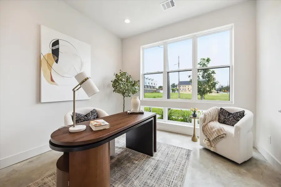Furnished interior view inside a new home in Point East, Houston (Image 6).