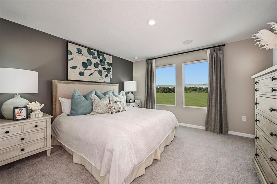 Furnished interior view inside a new home in Waterstone, Groveland (Image 27).
