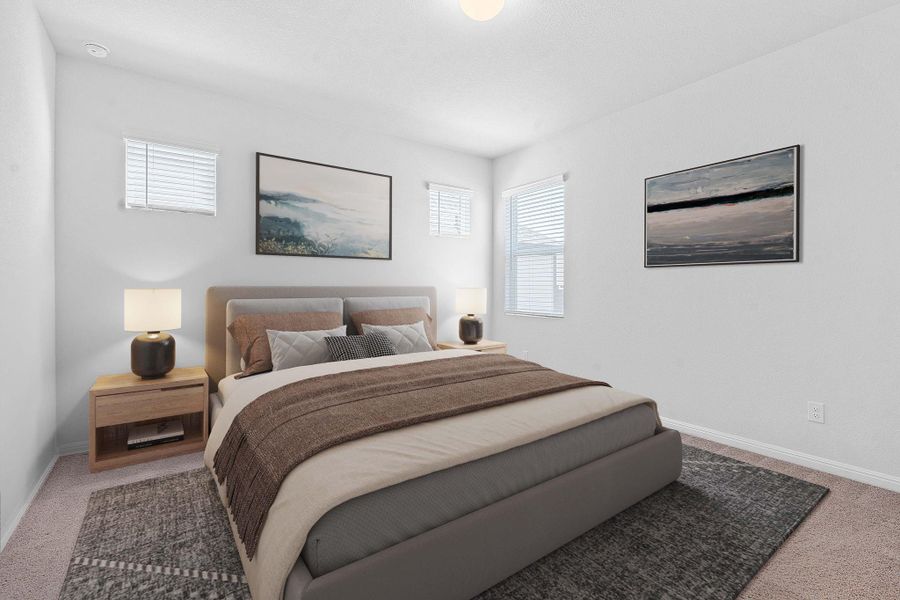 A tranquil bedroom provides comfort and serenity, ideal for restful nights. A tranquil bedroom provides comfort and serenity, ideal for restful nights.