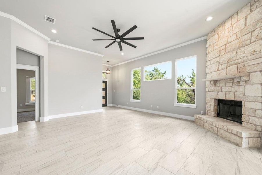 Spacious, unfurnished interior of a new home in , Wimberley (Image 13). Spacious, unfurnished interior of a new home in , Wimberley (Image 13).