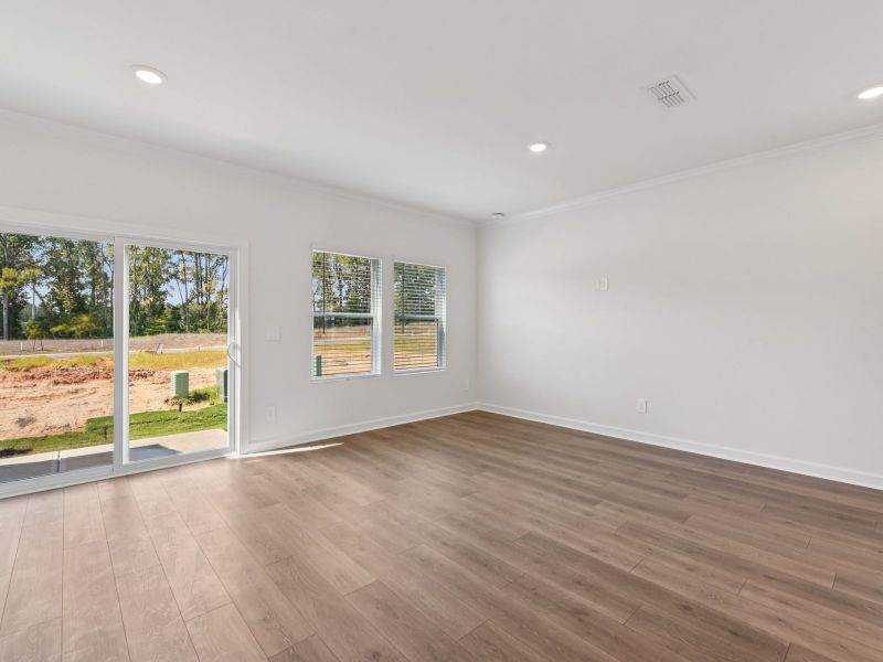 Enjoy movie or game nights in the great room. Enjoy movie or game nights in the great room.