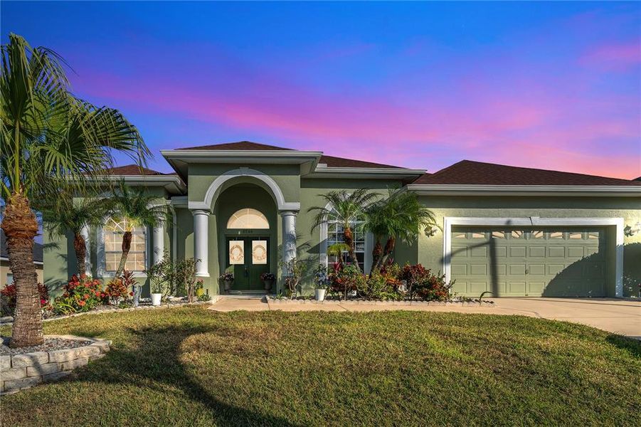 Front exterior of a new home in , Lakeland, FL, highlighting curb appeal (Image 1). Front exterior of a new home in , Lakeland, FL, highlighting curb appeal (Image 1).
