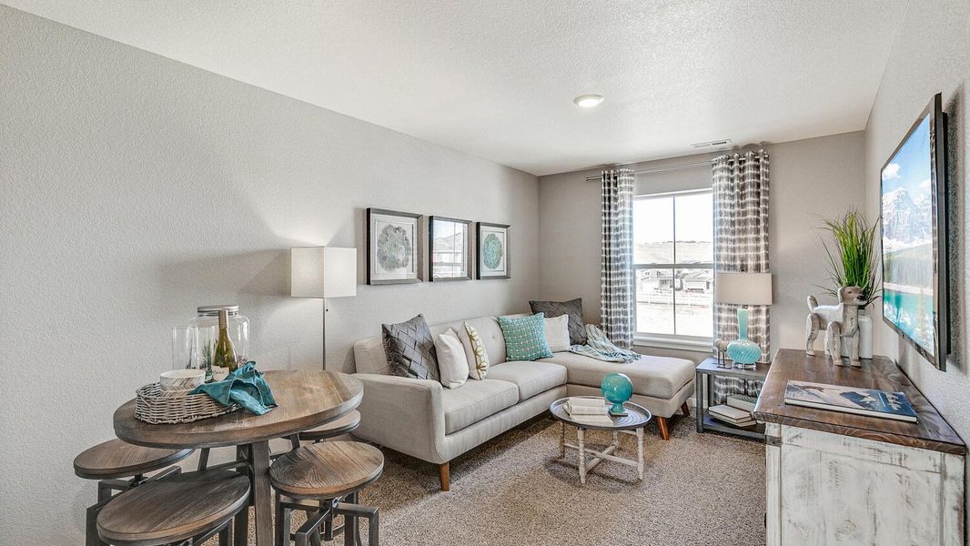 Furnished interior view inside a new home in Lakeside Canyon, Mead (Image 15).