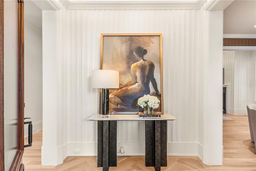 Furnished interior view inside a new home in , Atlanta (Image 35).