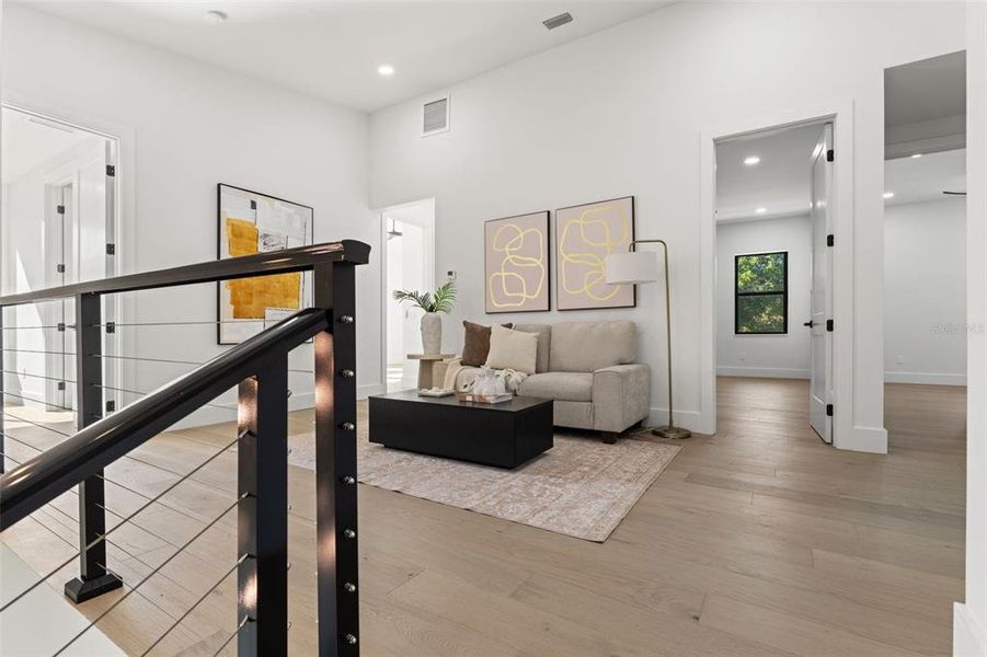 Furnished interior view inside a new home in , Tampa (Image 6). Furnished interior view inside a new home in , Tampa (Image 6).