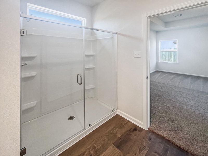 The Cardinal II- Primary Bathroom with Walk-In Shower The Cardinal II- Primary Bathroom with Walk-In Shower