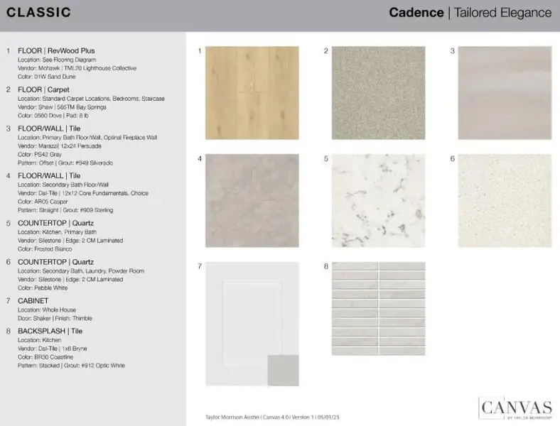 9212 Hamadryas Drive design selections! This home is currently under construction and selections are subject to change.