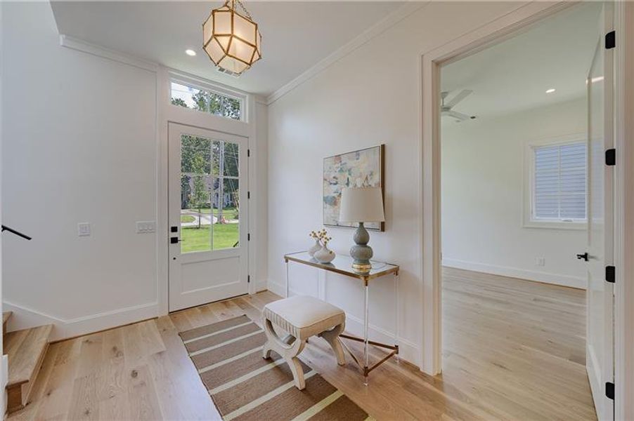 Furnished interior view inside a new home in , Atlanta (Image 8).