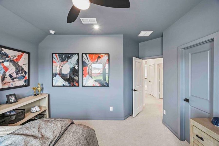 Furnished interior view inside a new home in Bridgeland 45', 50', 70', Cypress (Image 41).