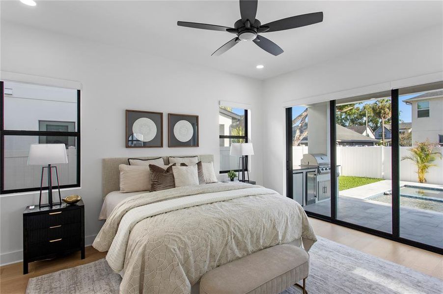Furnished interior view inside a new home in , Tampa (Image 10).