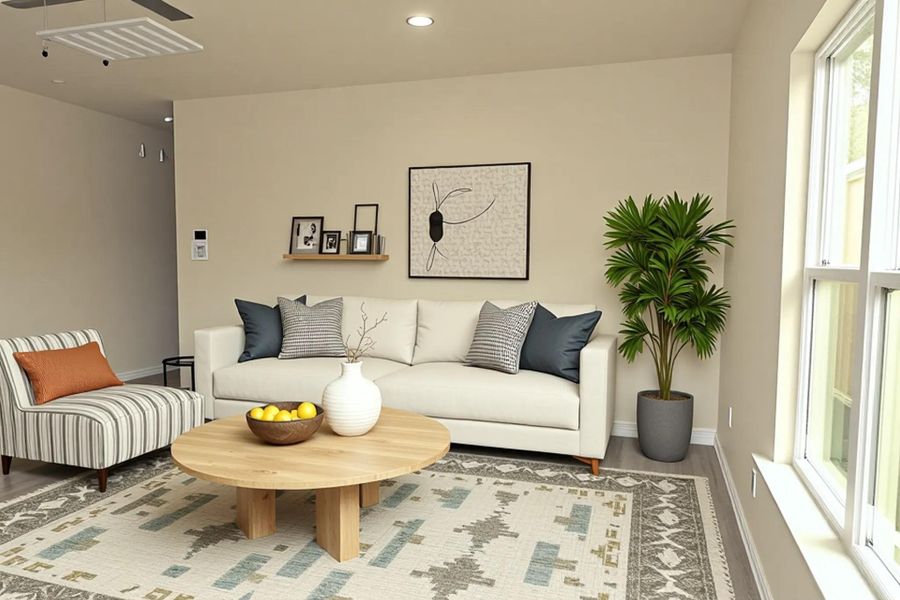 Living Room (Staged)