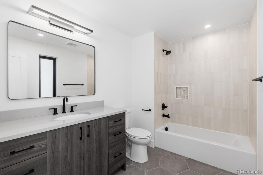 Furnished interior view inside a new home in , Denver (Image 35). Furnished interior view inside a new home in , Denver (Image 35).