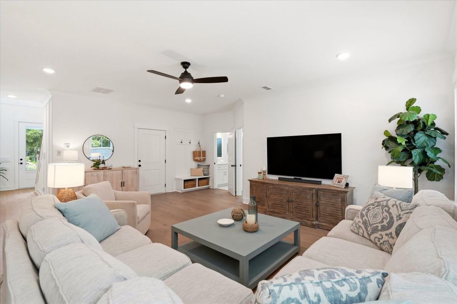 Furnished interior view inside a new home in , Mount Pleasant (Image 35).