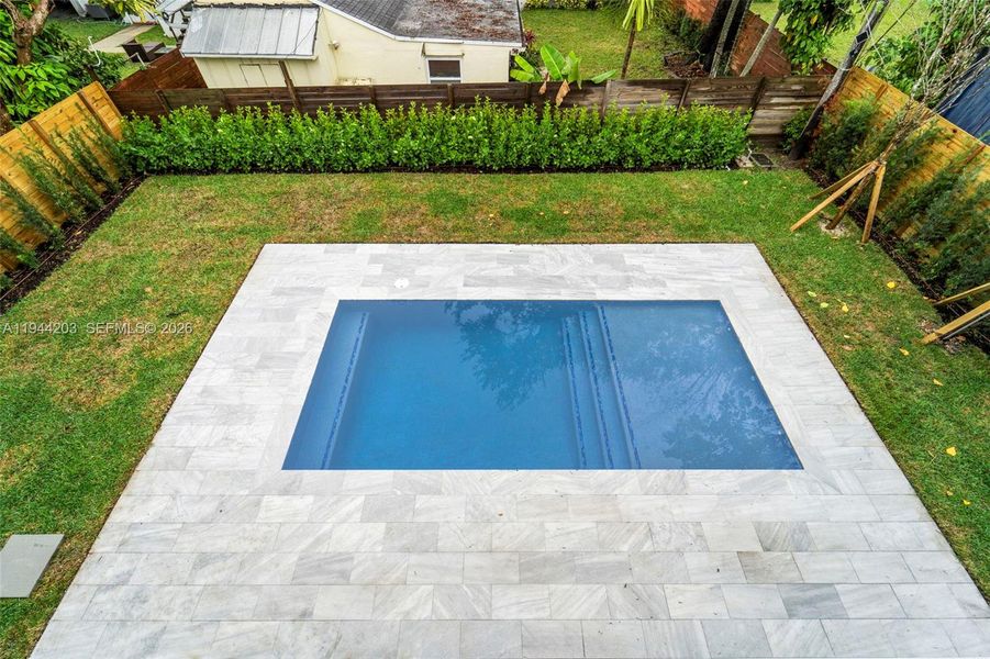 Exterior details and patio area of a home in , Miami (Image 19). Exterior details and patio area of a home in , Miami (Image 19).