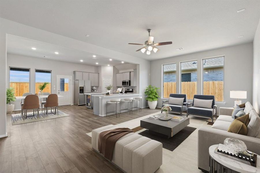 This home boasts a spacious open concept layout that combines the best of modern design and comfort for everyday living.