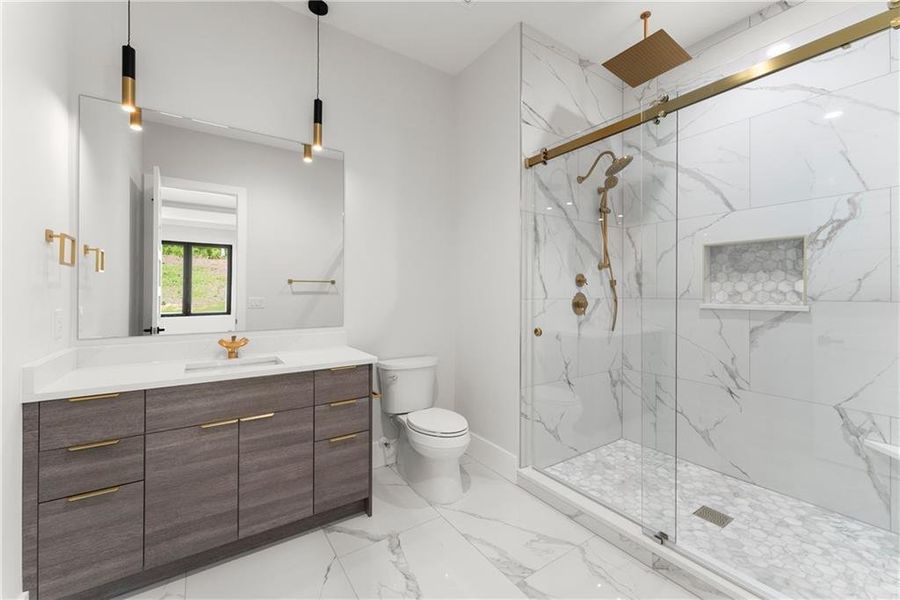 Furnished interior view inside a new home in , Hoschton (Image 5).