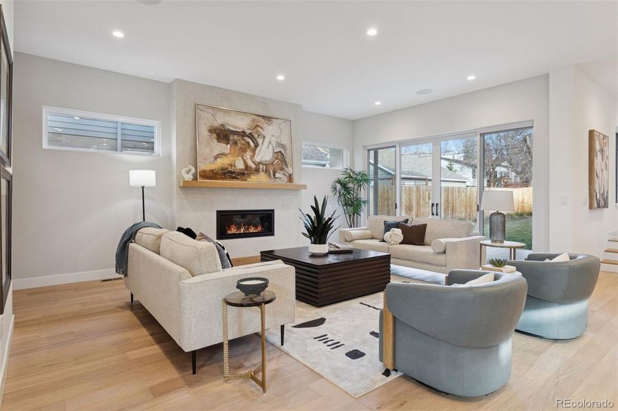 Furnished interior view inside a new home in , Denver (Image 7).