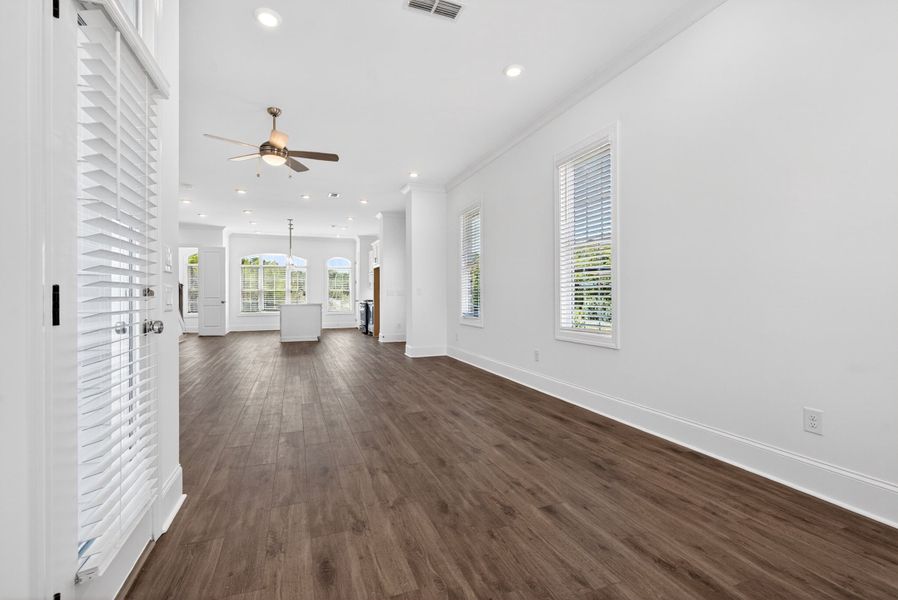 Representative unfurnished interior of a home built from the The Grayson III by The Providence Group in Waterhaven, Cumming (Image 26). Representative unfurnished interior of a home built from the The Grayson III by The Providence Group in Waterhaven, Cumming (Image 26).