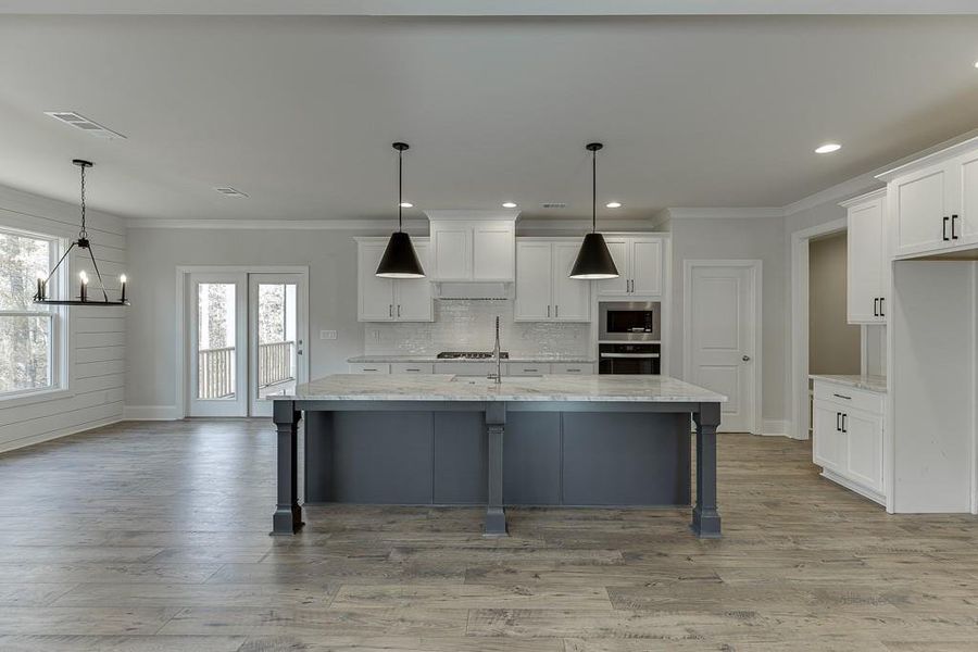 Furnished interior view inside a new home in , Bishop (Image 17).