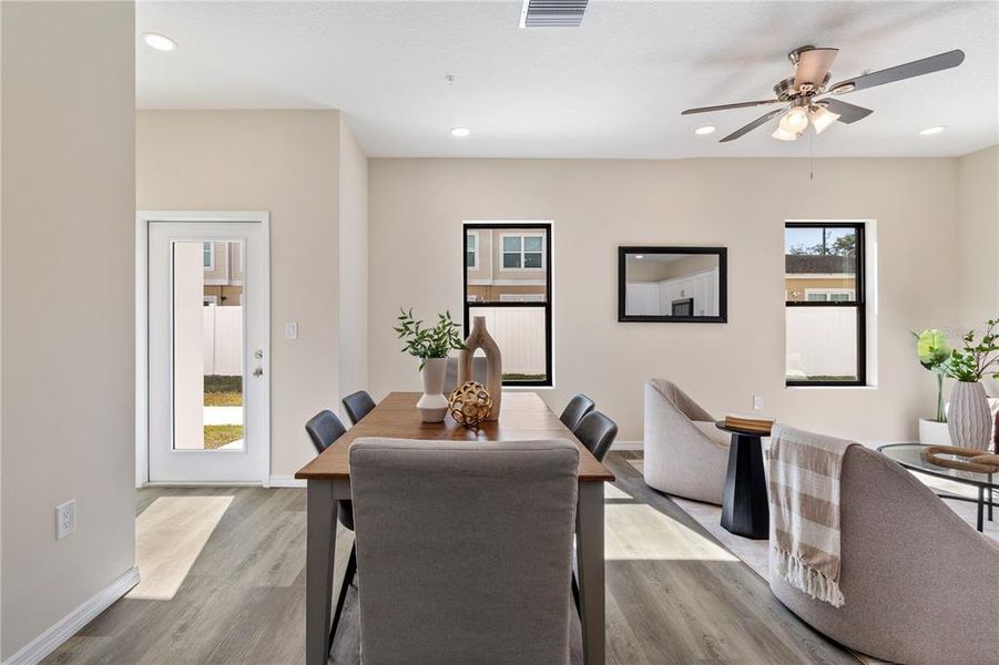 Furnished interior view inside a new home in , Tampa (Image 3).