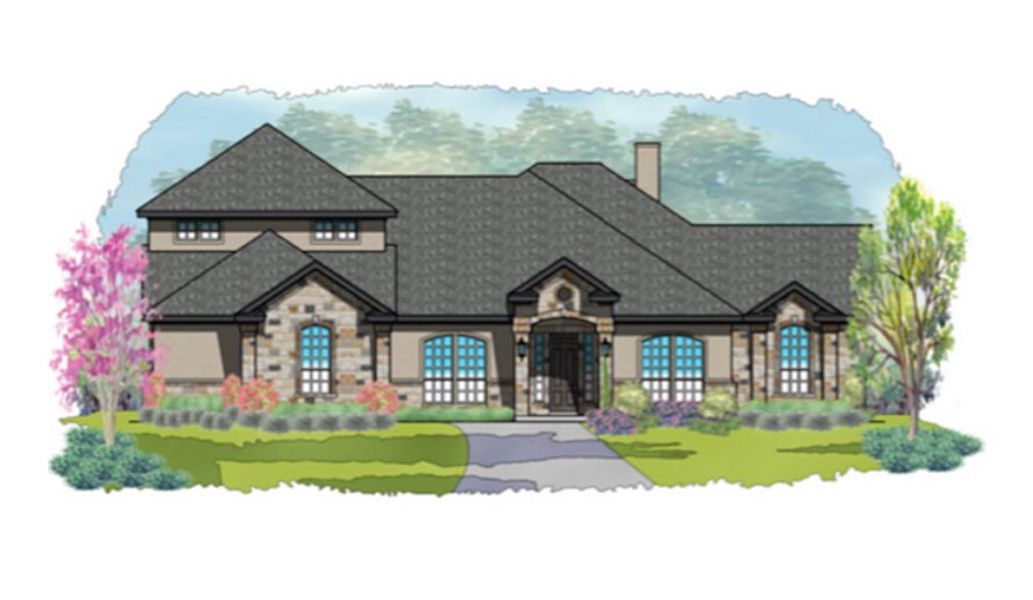 Representative rendering of the exterior for the Ridglea by Steve Klein Custom Builder (Image 2). Representative rendering of the exterior for the Ridglea by Steve Klein Custom Builder (Image 2).