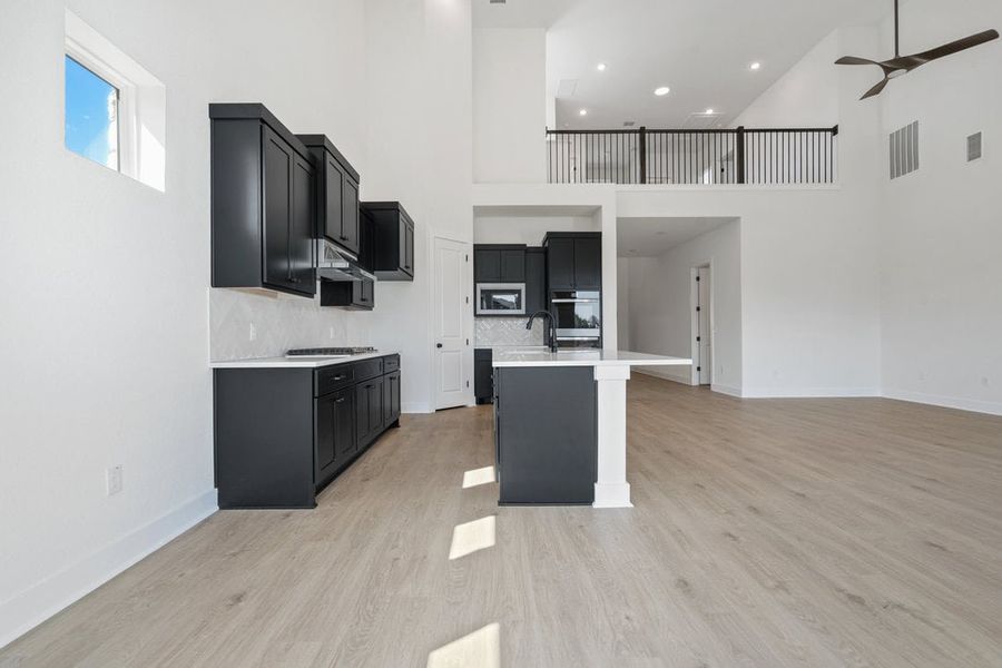 Furnished interior view inside a new home in Sauls Ranch, Round Rock (Image 3).