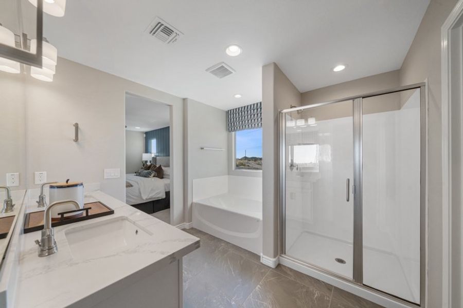 Furnished interior view inside a new home in Estrella, Goodyear (Image 20).