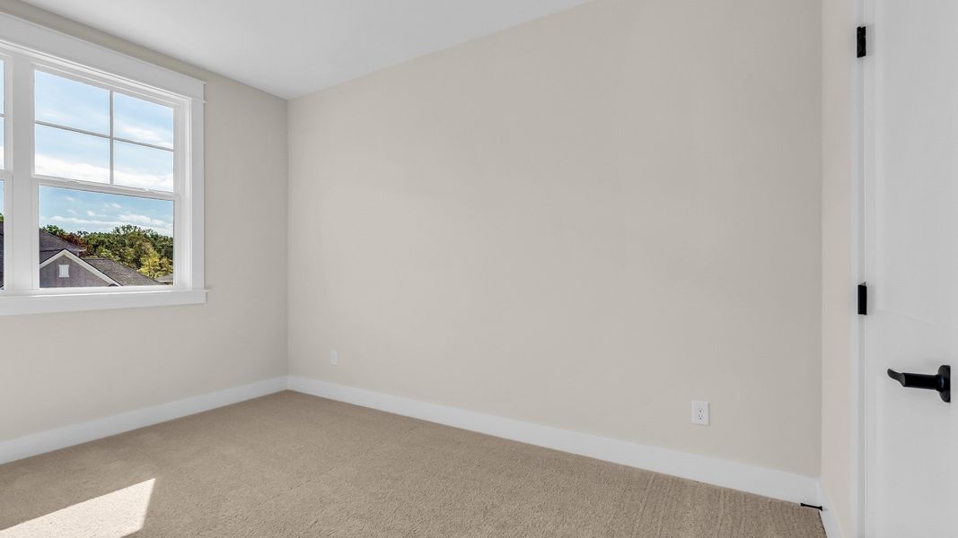 Secondary bedroom with en-suite bathroom (Representative of finished home)