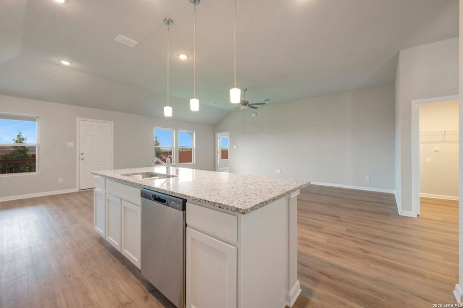 Furnished interior view inside a new home in Legacy Hills, San Antonio (Image 10).