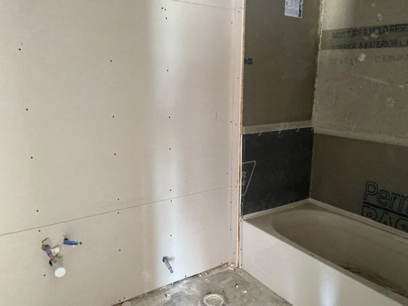 In-progress construction of a new home in Hillview Addition, Decatur, TX (Image 4).