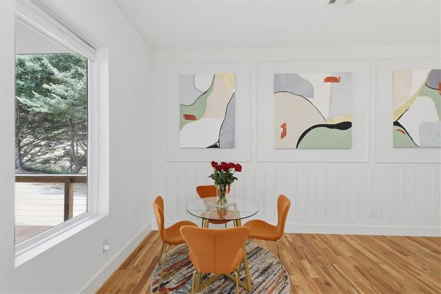 Furnished interior view inside a new home in , Atlanta (Image 51).