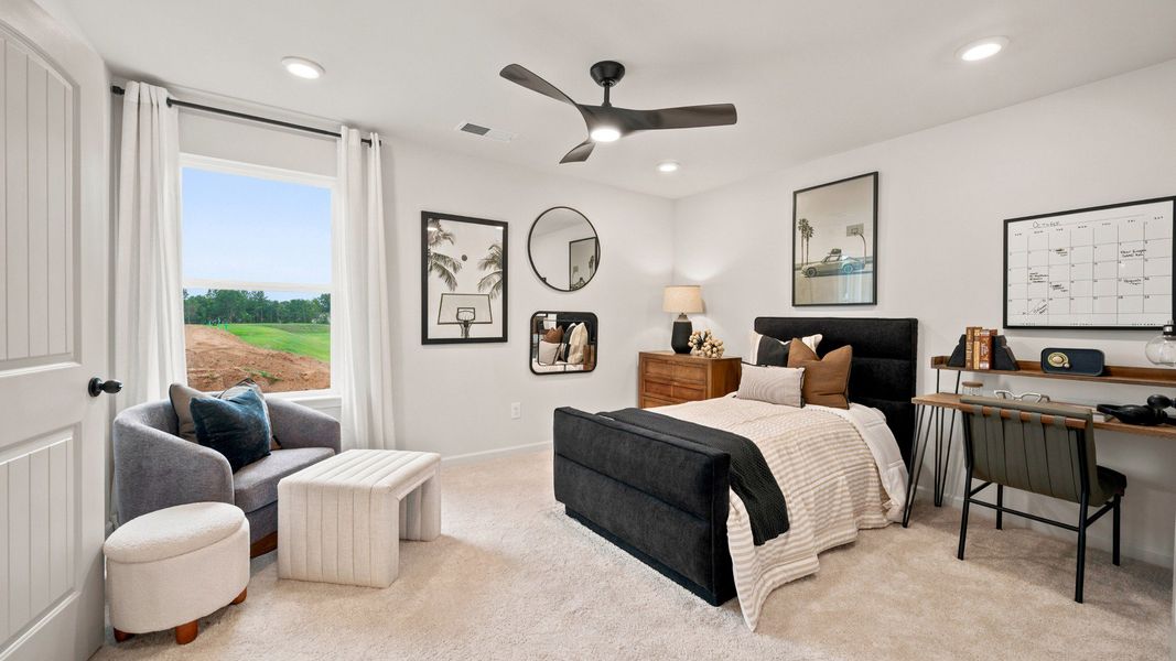 Representative furnished interior of a home built from the Rosemary II by DRB Homes in Everson, Snellville (Image 19).