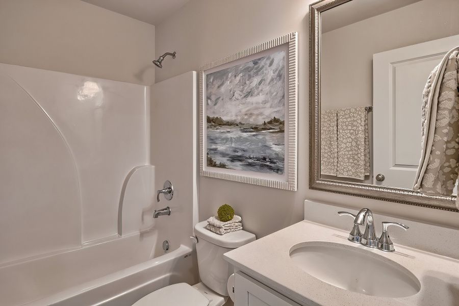 Representative furnished interior of a home built from the Poplar A by McGuinn Homes in Rivers Crossing, Aiken (Image 22).