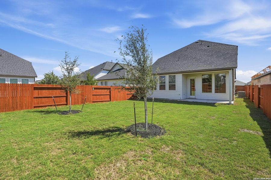 Exterior details and patio area of a home in Stillwater Ranch, San Antonio (Image 27). Exterior details and patio area of a home in Stillwater Ranch, San Antonio (Image 27).
