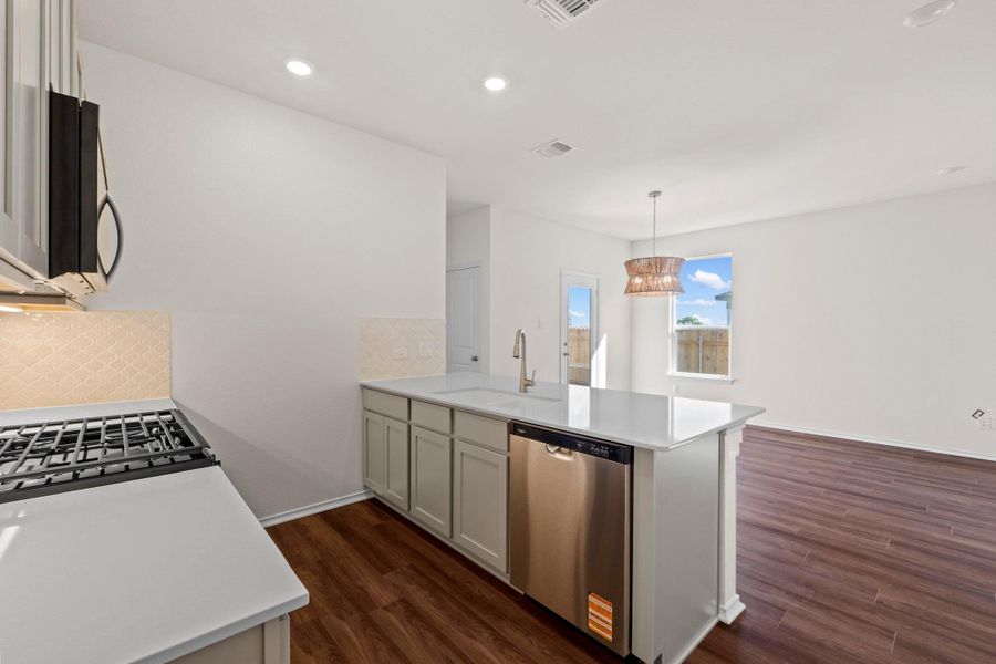 Furnished interior view inside a new home in Salerno - Heritage Collection, Round Rock (Image 8).