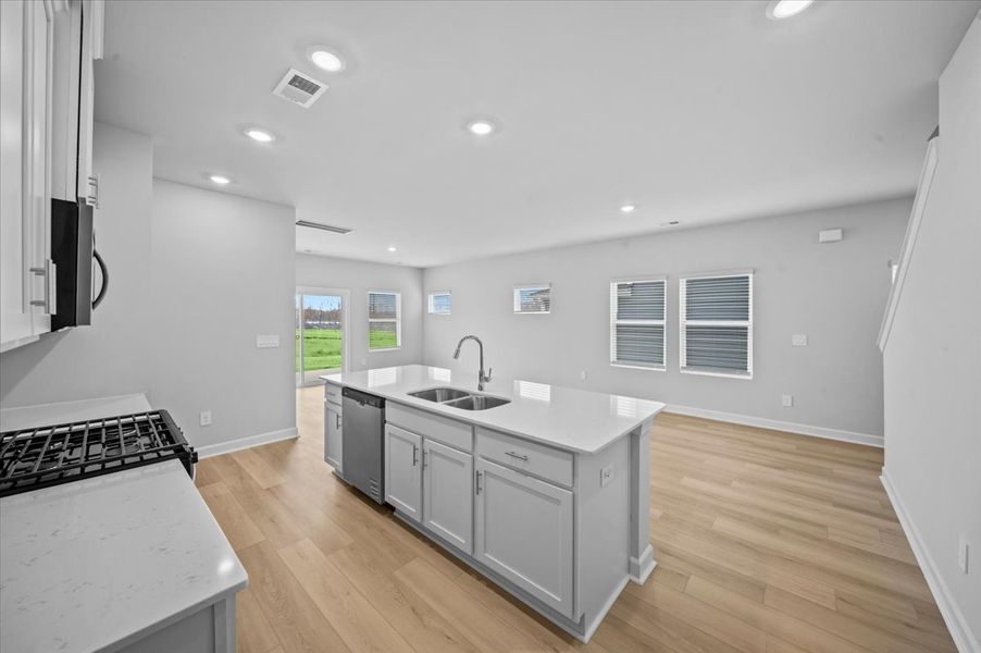 Furnished interior view inside a new home in Creek Ridge - Heritage Collection, Spartanburg (Image 5).