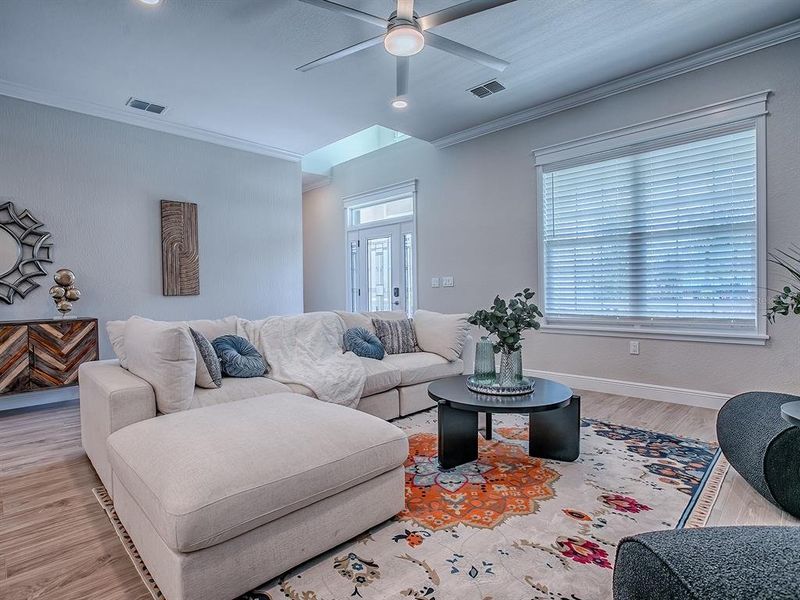 Furnished interior view inside a new home in , Oxford (Image 25). Furnished interior view inside a new home in , Oxford (Image 25).