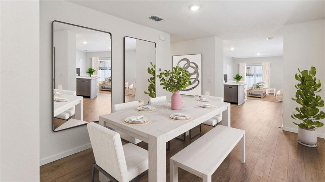 Furnished interior view inside a new home in Wynwood, Ocoee (Image 10).