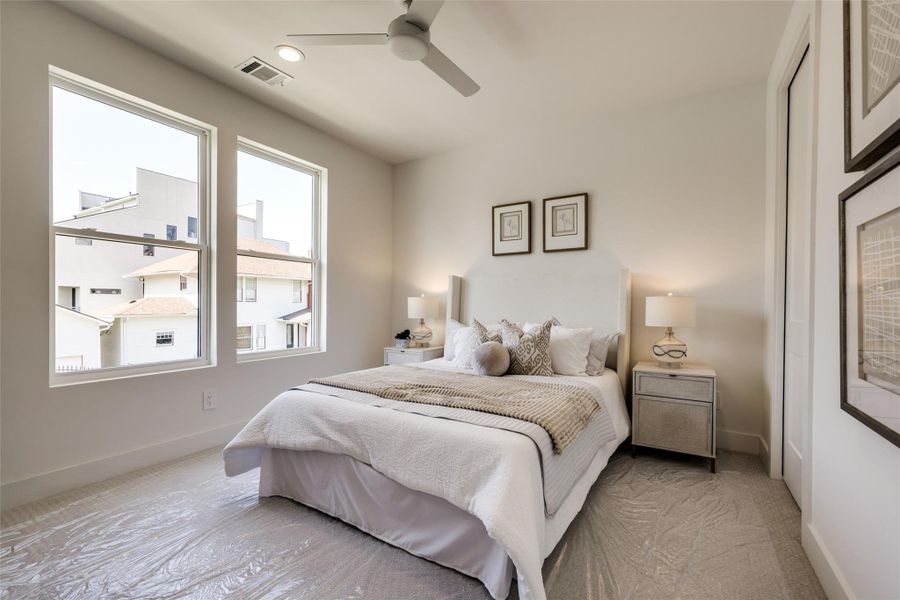 Furnished interior view inside a new home in , Houston (Image 15).