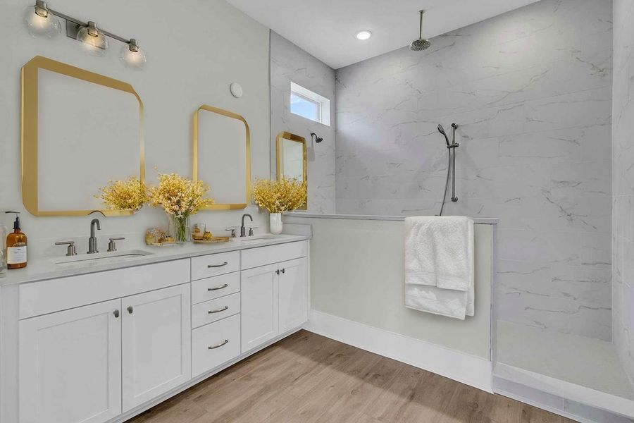 Furnished interior view inside a new home in Hidden Ponds Reserve, Awendaw (Image 6).