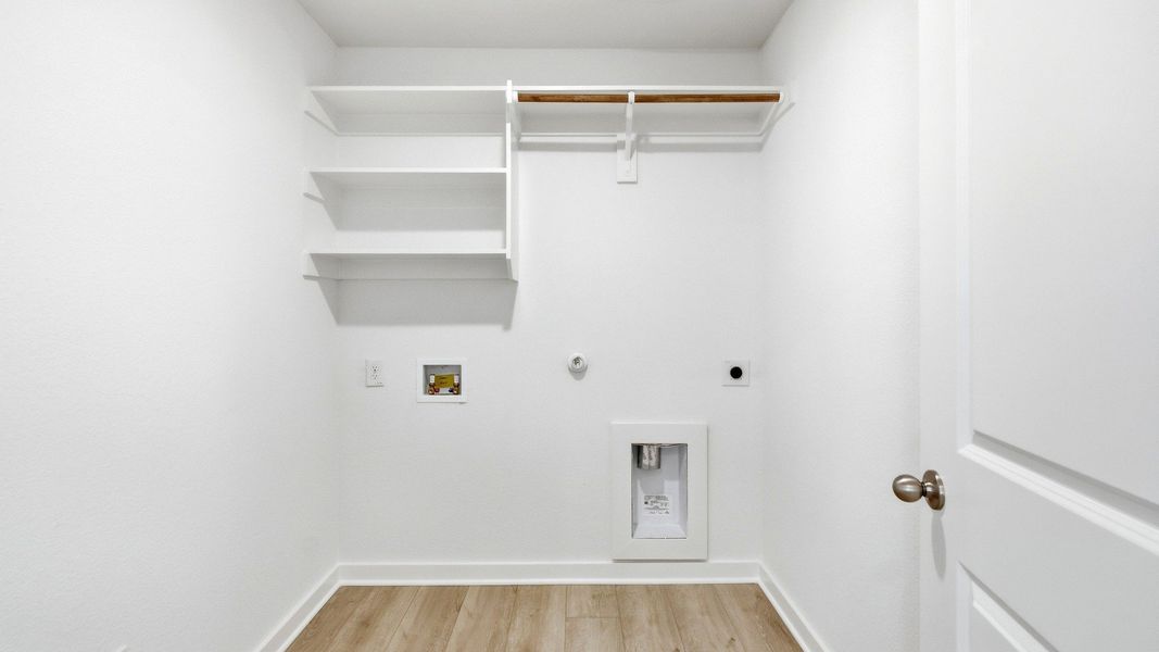 Furnished interior view inside a new home in Infinity Square, Kyle (Image 8).